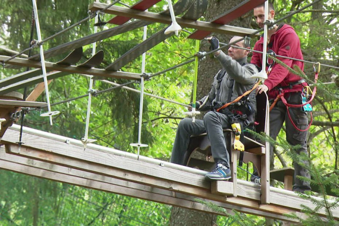 Vozejkov - Stromový horolezecký park přístupný zdravotně postiženým lidem, inspirujeme se?