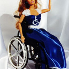 Barbie na vozíku