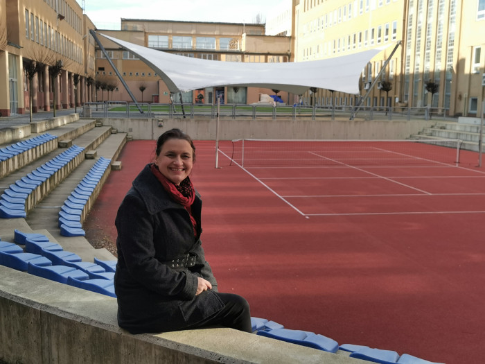 Jitka Vařeková na jednom ze studijních „terénů“