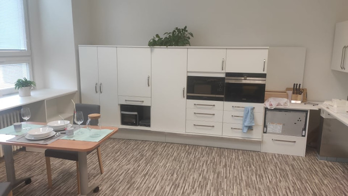 Tréninkový byt nabízí řadu vychytávek