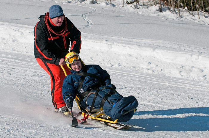 Zimní nabídka Centra handicapovaných lyžařů 