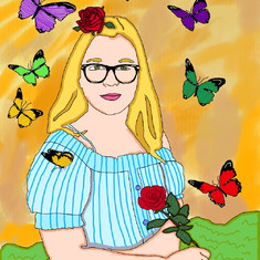 Kamarádka Michaely Kroupové.